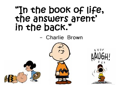 Image result for in the book of life the answers are not in the back